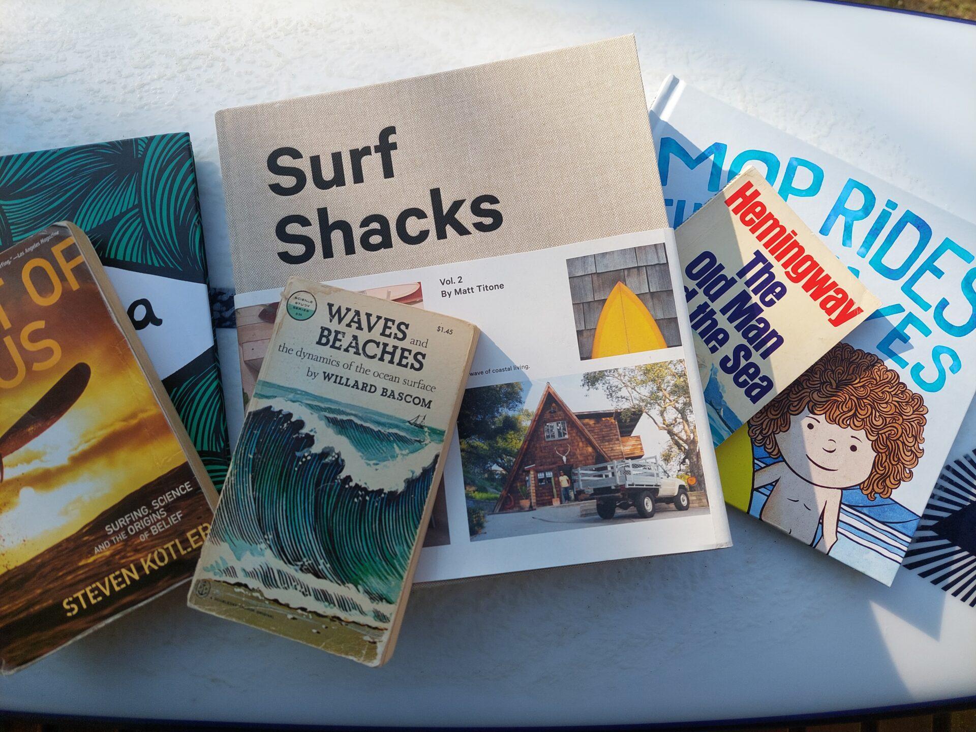 Books about surfing, the ocean & life